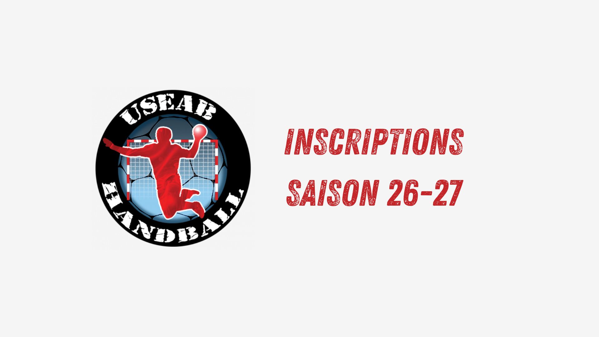 Inscriptions Saison 2026-2027